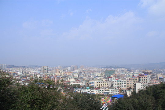 嘉禾縣城全景