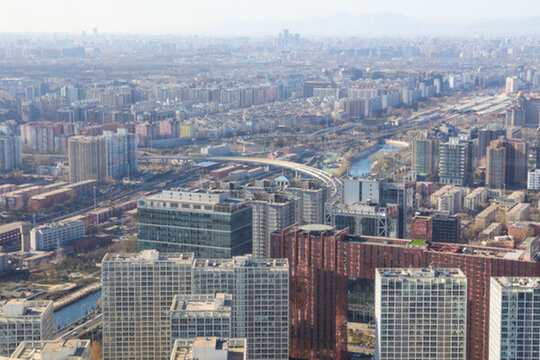 北京城市俯瞰 北京城市建筑