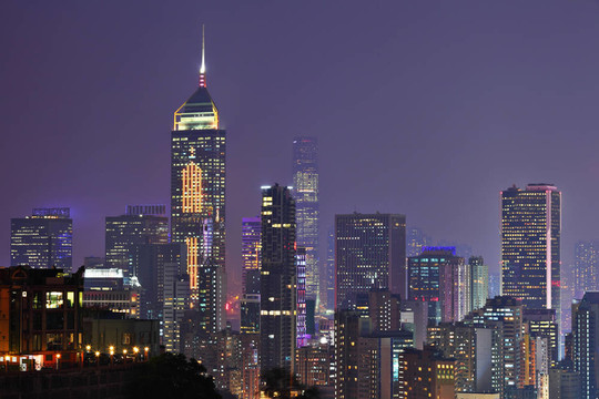 香港的夜景