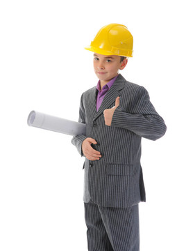 小微笑建設(shè)者在頭盔