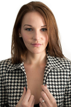 美麗的Brunette Woman