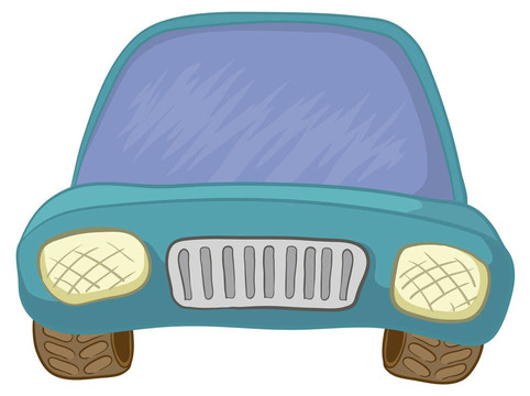 卡通；車