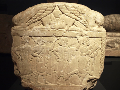 古代伊特魯里亞藝術。石棺的丘西；托斯卡納。