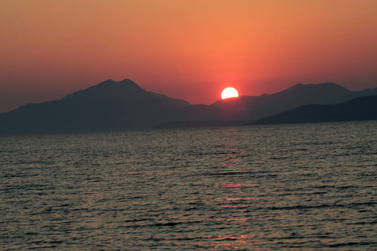 愛琴海日落