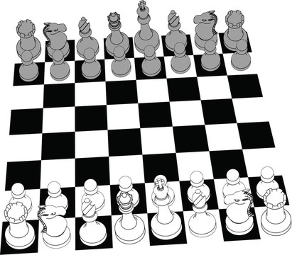 象棋游戲棋子3D畫線