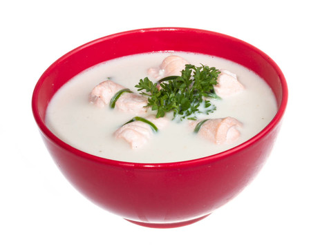 三文魚(yú)蔬菜湯