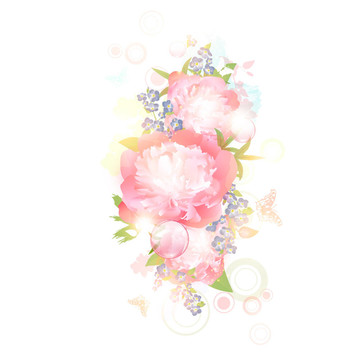 摘要花卉背景