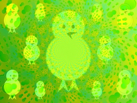 小雞-圖形抽象