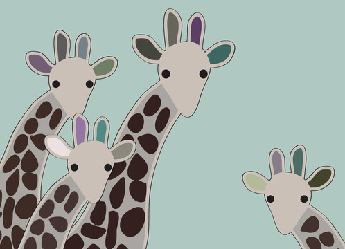 Giraffe的家人
