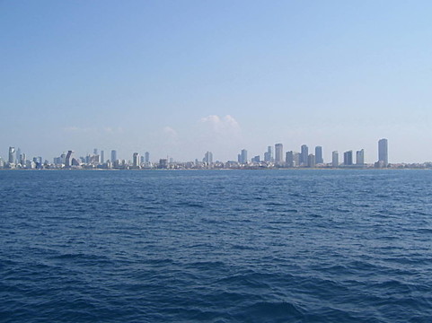 特拉維夫海景觀；以色列