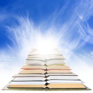 堆書