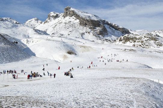 Formigal的滑雪勝地（Huesca；西班牙）