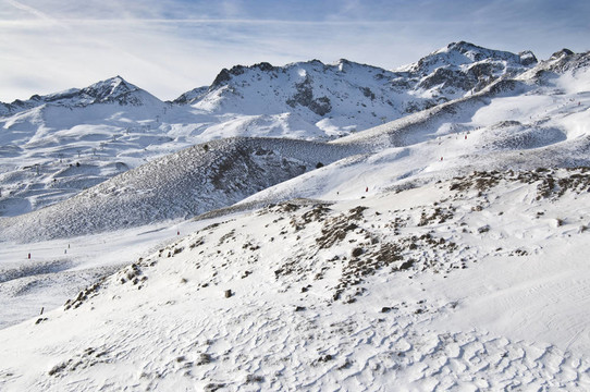 Formigal的滑雪勝地（Huesca；西班牙）