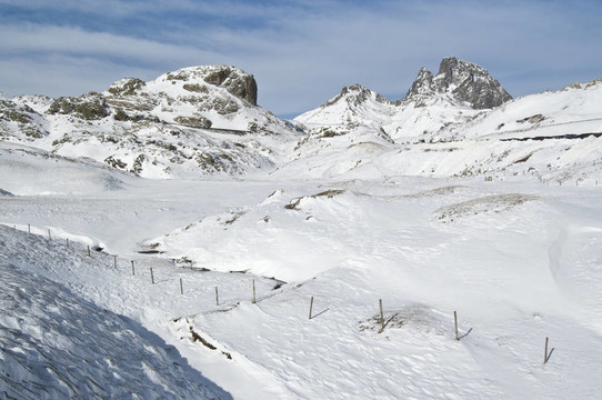 Formigal的滑雪勝地（Huesca；西班牙）