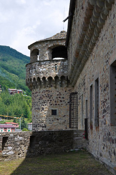 巴迪城堡。Emilia Romagna。意大利.