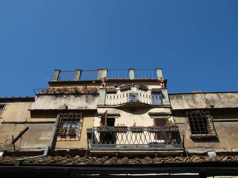 佛羅倫薩的老建筑尼比Ponte Vechio