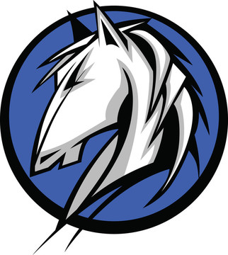 野馬種馬圖形吉祥物VEC