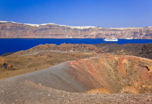 火山圣托里尼觀