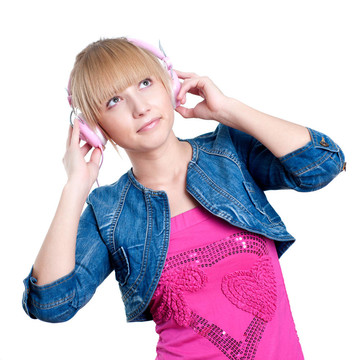 年輕魅力女性上市音樂