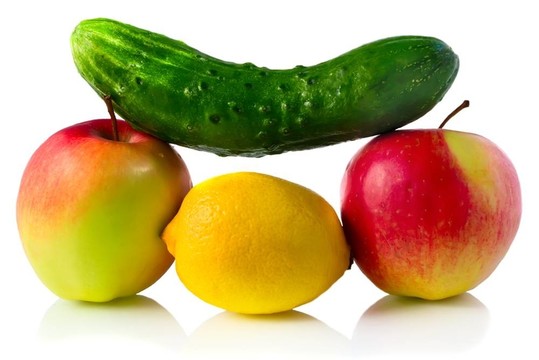 黄瓜和水果