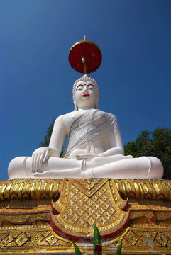 White Buddha的雕像