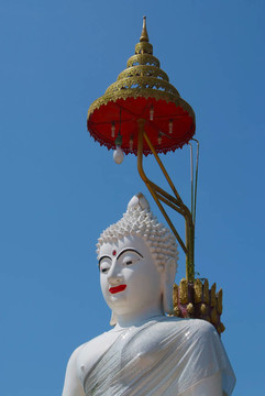 White Buddha的雕像