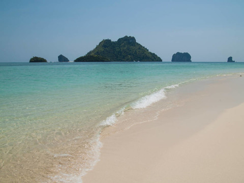 在安達(dá)曼海的海灘和島嶼