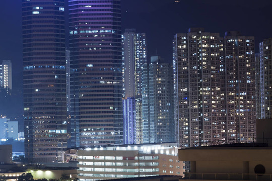 香港公寓的夜晚
