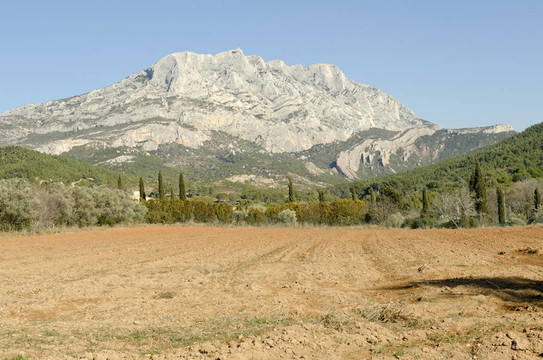 Sainte Victoire山；普羅旺斯的象征