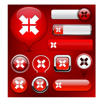 目標(biāo)高詳細(xì)的網(wǎng)頁(yè)按鈕集合。
