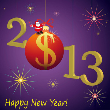 2013新年符號與Santa Cl