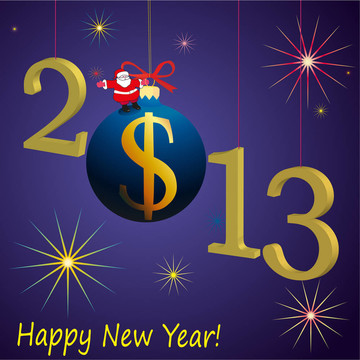 2013新年符號與Santa Cl