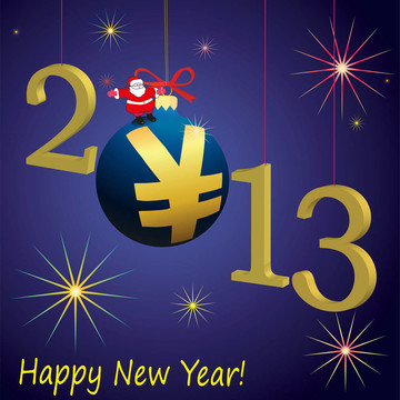 2013新年符號與Santa Cl
