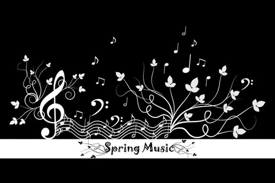 春天的花香和音樂