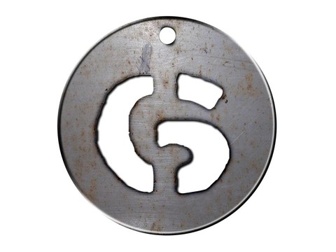 三維金屬盤六號(hào)碼