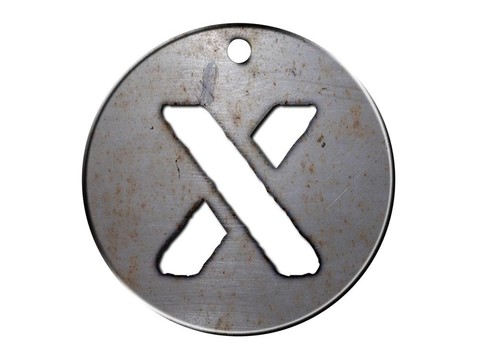 金屬字母表的一個字母