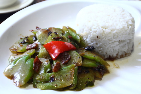 涼瓜飯