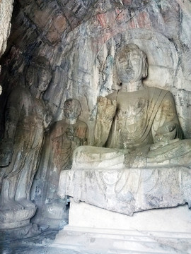 古跡 龍門石窟 佛像
