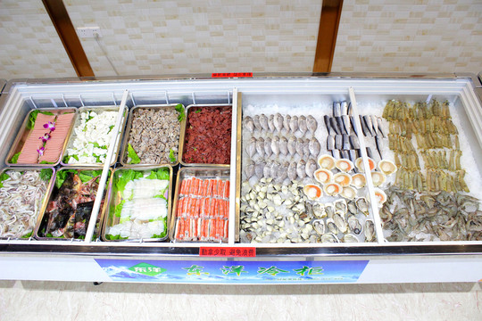 火鍋烤肉自助餐 冰柜