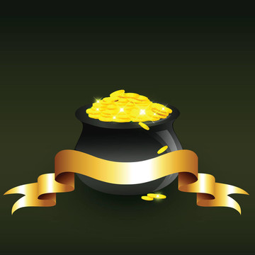 向量的大鍋裝滿(mǎn)金幣