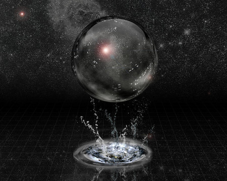 水晶球和飛濺