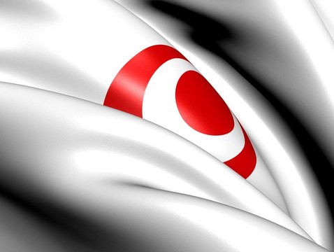 沖繩縣旗；日本。