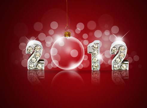 新年2011背景背光和文字的地方