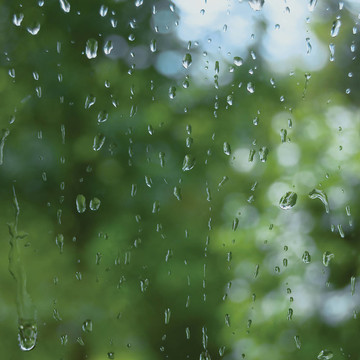 玻璃和雨