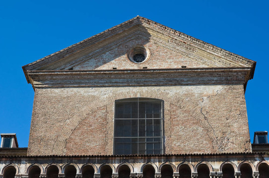 圣喬治大教堂。Ferrara。Emilia Romagna。意大利.