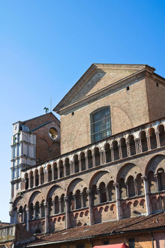圣喬治大教堂。Ferrara。Emilia Romagna。意大利.