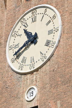埃斯騰斯城堡。Ferrara。Emilia Romagna。意大利.
