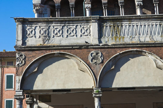 圣喬治大教堂。Ferrara。Emilia Romagna。意大利.