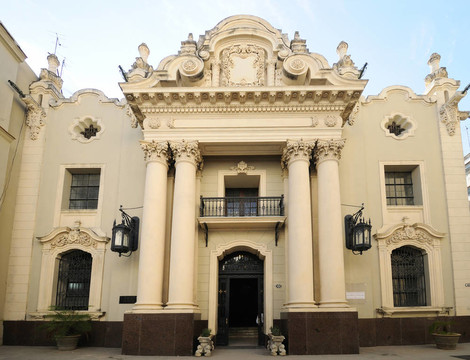 美麗的老哈瓦那建筑立面