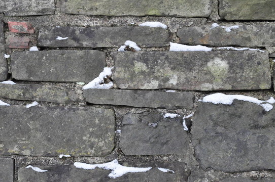 雪石墻紋理